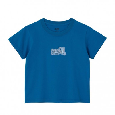 OUTLINE MILLS LOGO EMBROIDERY S/S BABY TEE X-girl