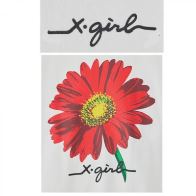 BIG FLOWER S/S TEE X-girl