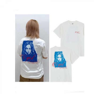 RIPPED FACE LOGO S/S TEE X-girl